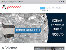 Tablet Screenshot of gelomaqq.com.br